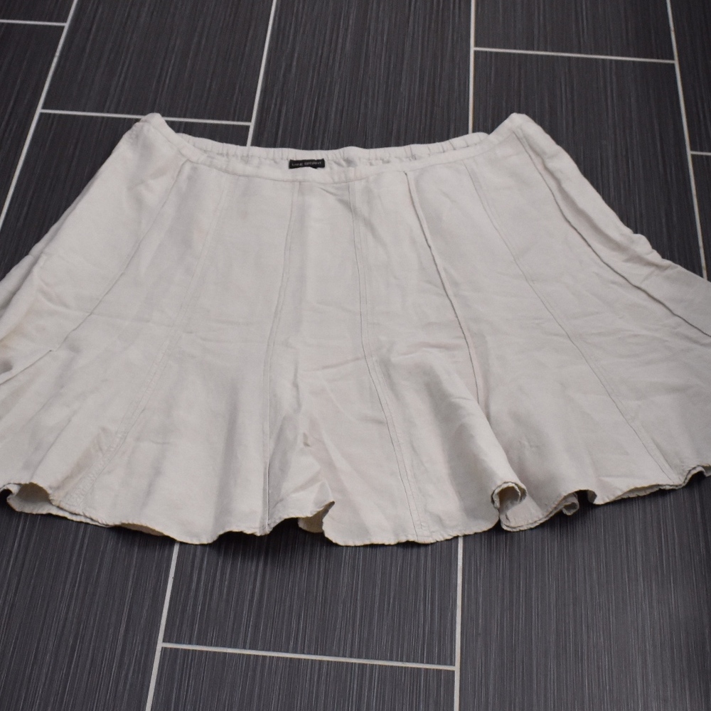 Lane Bryant Linen Blend Skirt Size 26 28